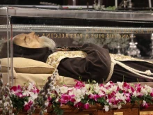 The body of St. Pio of Pietrelcina